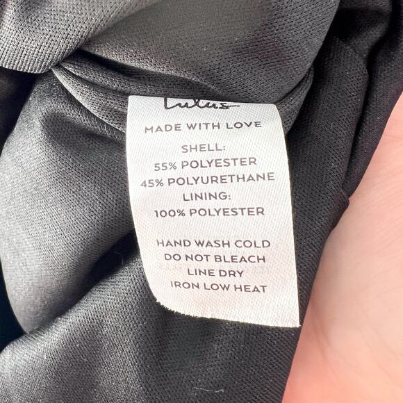 NEW Lulus Highly Favored Black Vegan Leather One-Shoulder Mini Dress Small Sexy - Picture 7 of 8